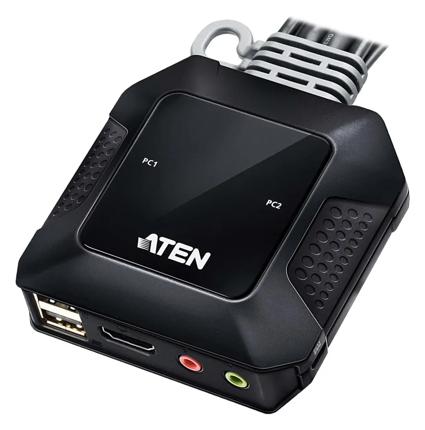 ATEN CS22H - KVM-/Audio-/USB-Switch - 2 x KVM/Audio/USB, Ansicht 5