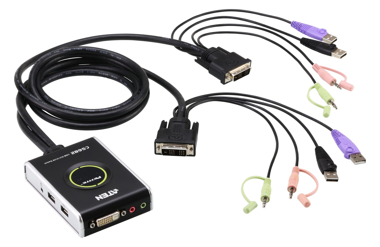 ATEN CS682 - KVM-/Audio-/USB-Switch - 2 x KVM/Audio/USB