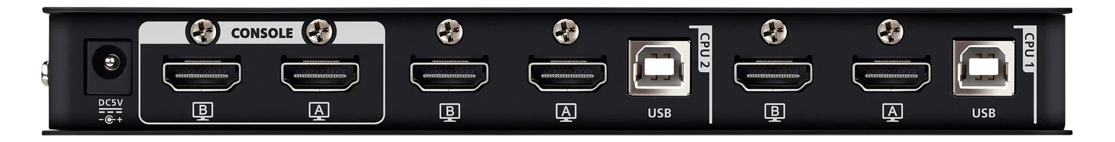 ATEN CS742H USB 4K HDMI Dual Display KVMP Switch - KVM-Umschalter - 2-Port, Ansicht 3