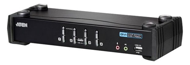 ATEN CubiQ CS1764A - KVM-/Audio-Switch - 4 x KVM/Audio