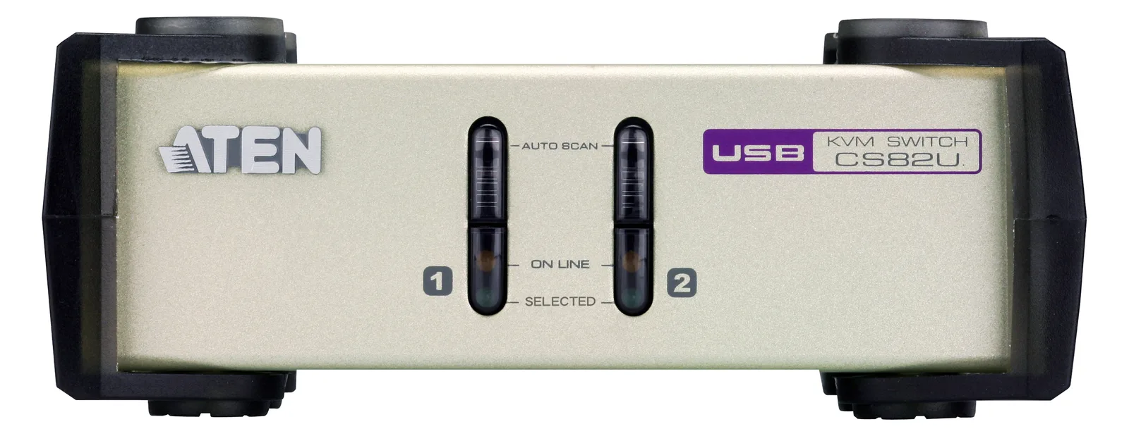 ATEN CubiQ CS82U - KVM-Switch - 2 x KVM port(s), Ansicht 2