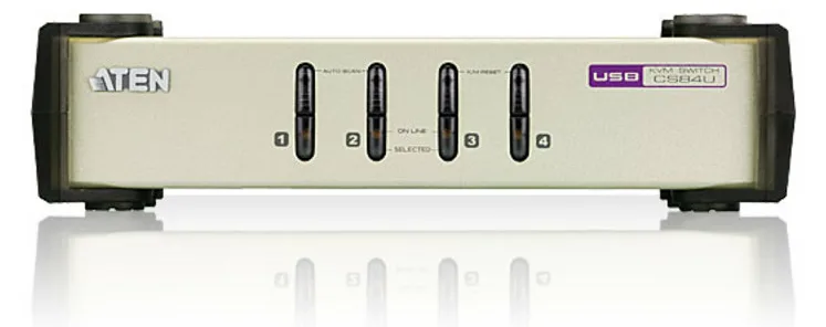 ATEN CubiQ CS84U - KVM-Switch - 4 x KVM port(s), Ansicht 3