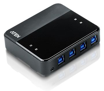 ATEN US434 - USB-Umschalter für die gemeinsame Nutzung von Peripheriegeräten von LumaTech