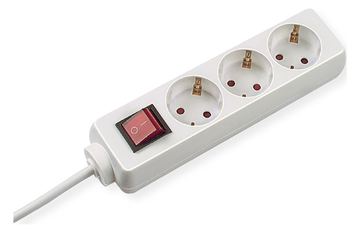 Bachmann SELLY - Steckdosenleiste - 3680 Watt - Ausgangsanschlüsse: 3 (Stromversorgung) von LumaTech