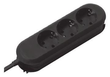 Bachmann SMART - Steckdosenleiste - Ausgangsanschlüsse: 3 (3 x Stromversorgung) von LumaTech