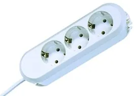 Bachmann SMART - Steckdosenleiste - Ausgangsanschlüsse: 3 (Stromversorgung) - Weiß, Ansicht 2