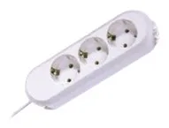 Bachmann SMART - Steckdosenleiste - Ausgangsanschlüsse: 3 (Stromversorgung) - Weiß, Ansicht 3