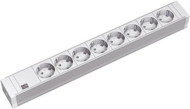 Bachmann Steckdosenleiste (Rack - einbaufähig) - Wechselstrom 230 V - Ausgangsanschlüsse: 8 - 1U - 48.3 cm (19) von LumaTech