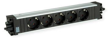 Bachmann Steckdosenleiste STEP ALU 5xCEE7/3 GST18 von LumaTech