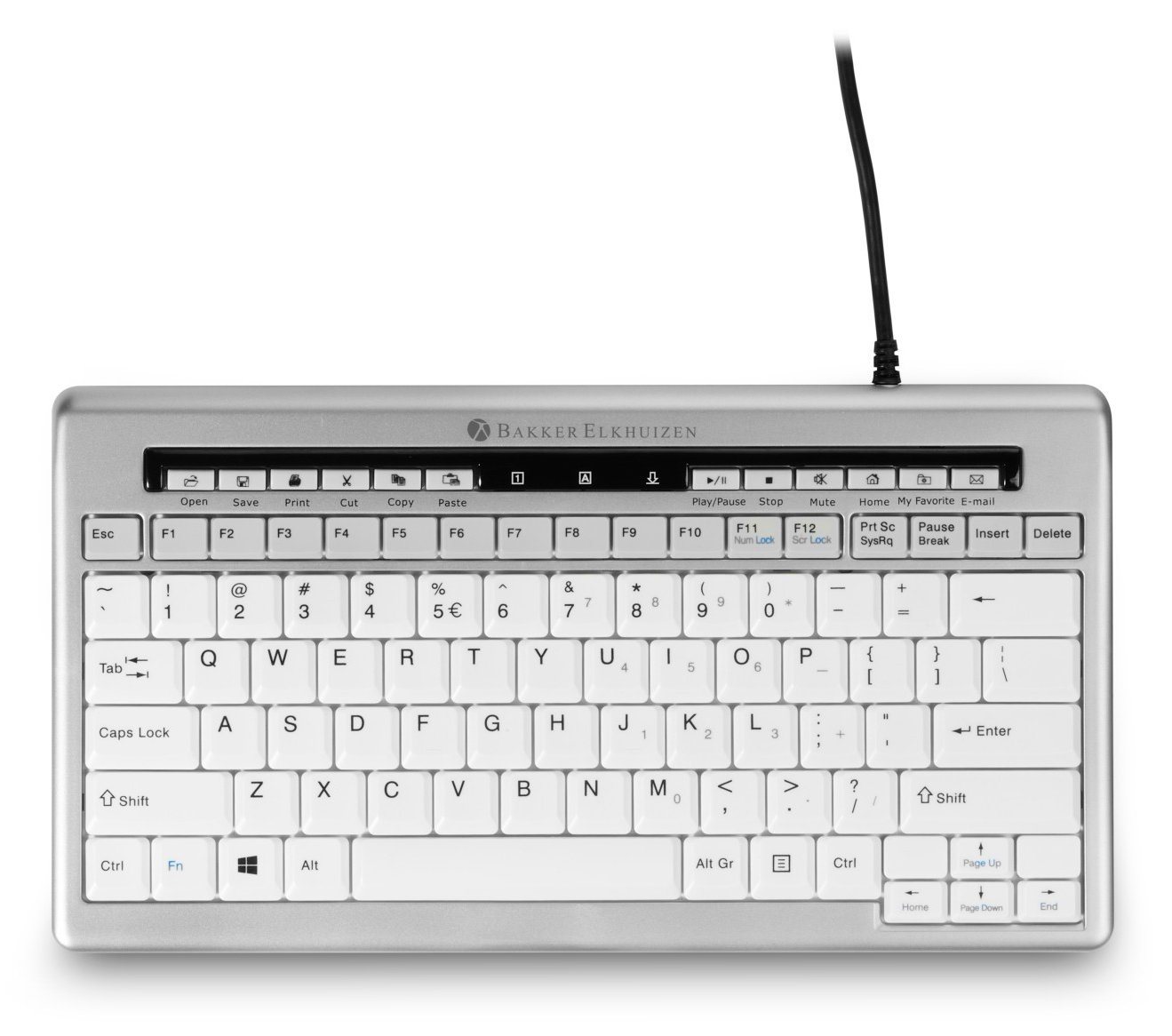 Bakker Elkhuizen S-board 840 - Tastatur - USB - TL: US, QWERTY