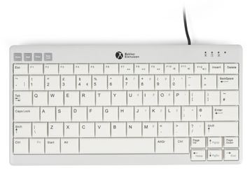 Bakker Elkhuizen UltraBoard 950 V2 - Tastatur - compact USB-C Hellgrau - TL: UK, QWERTY von LumaTech