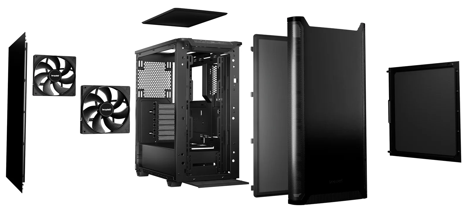 Be Quiet! ! PURE BASE 501 Black, Ansicht 4