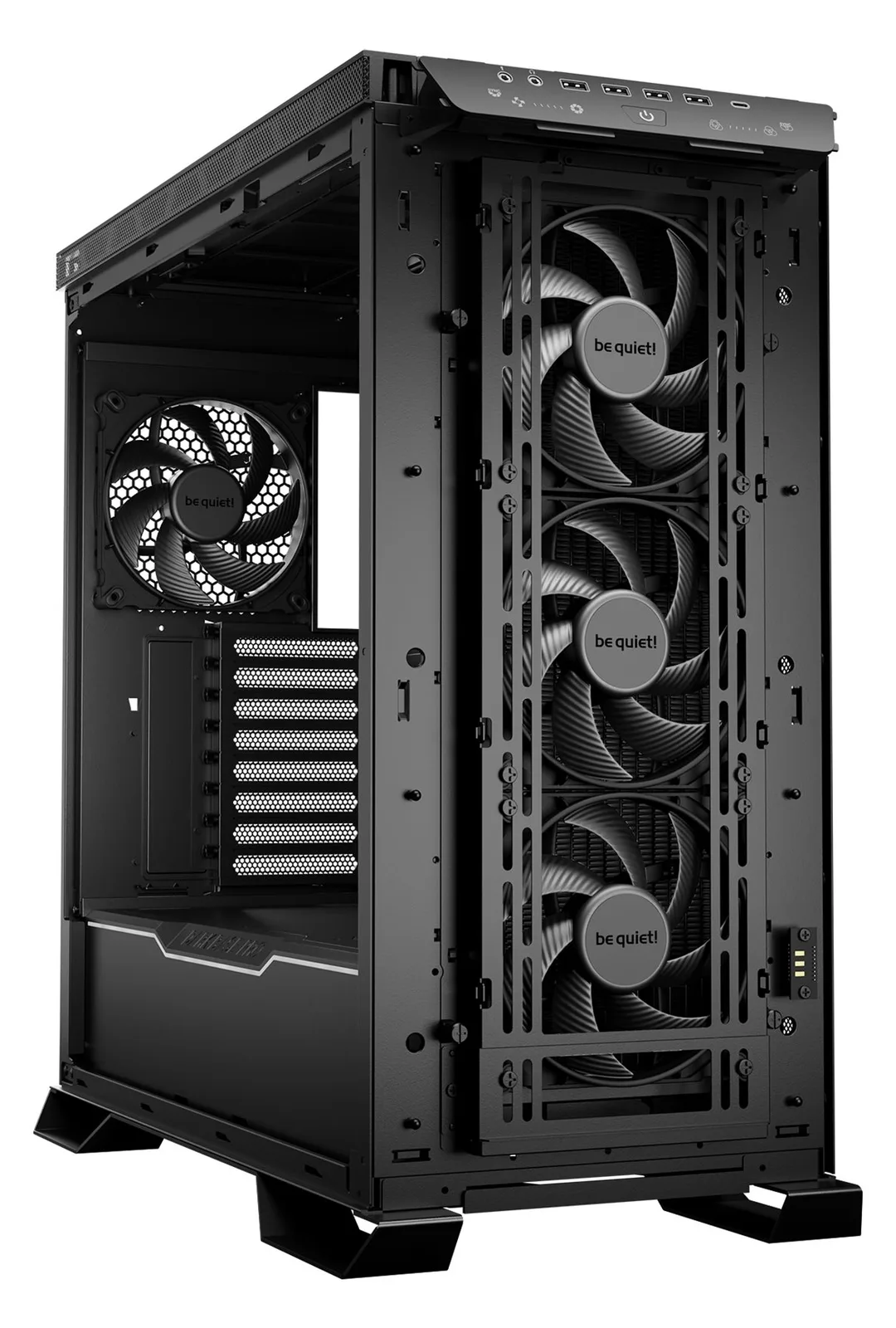 Be Quiet! Dark Base Pro 901 - FT - ATX - Seitenteil mit Fenster (gehärtetes Glas) - Schwarz, Ansicht 3