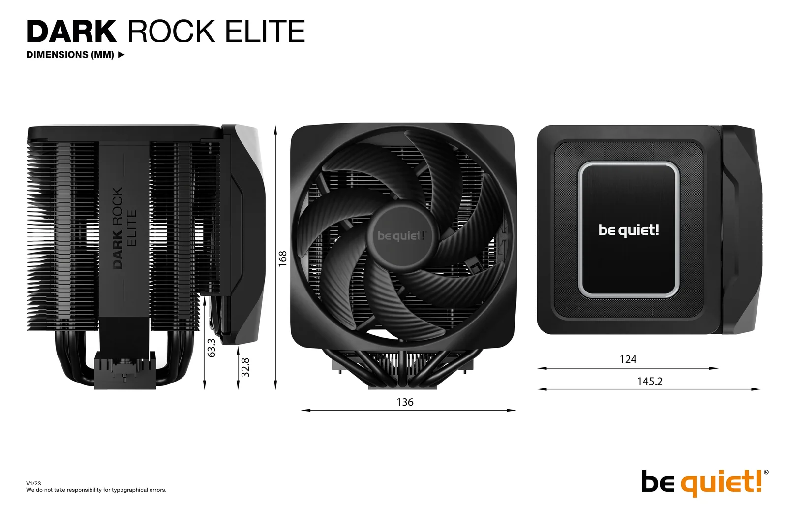 Be Quiet! Dark Rock Elite schwarz - CPU-Kühler - AMD Sockel AM4 (Ryzen), Ansicht 2