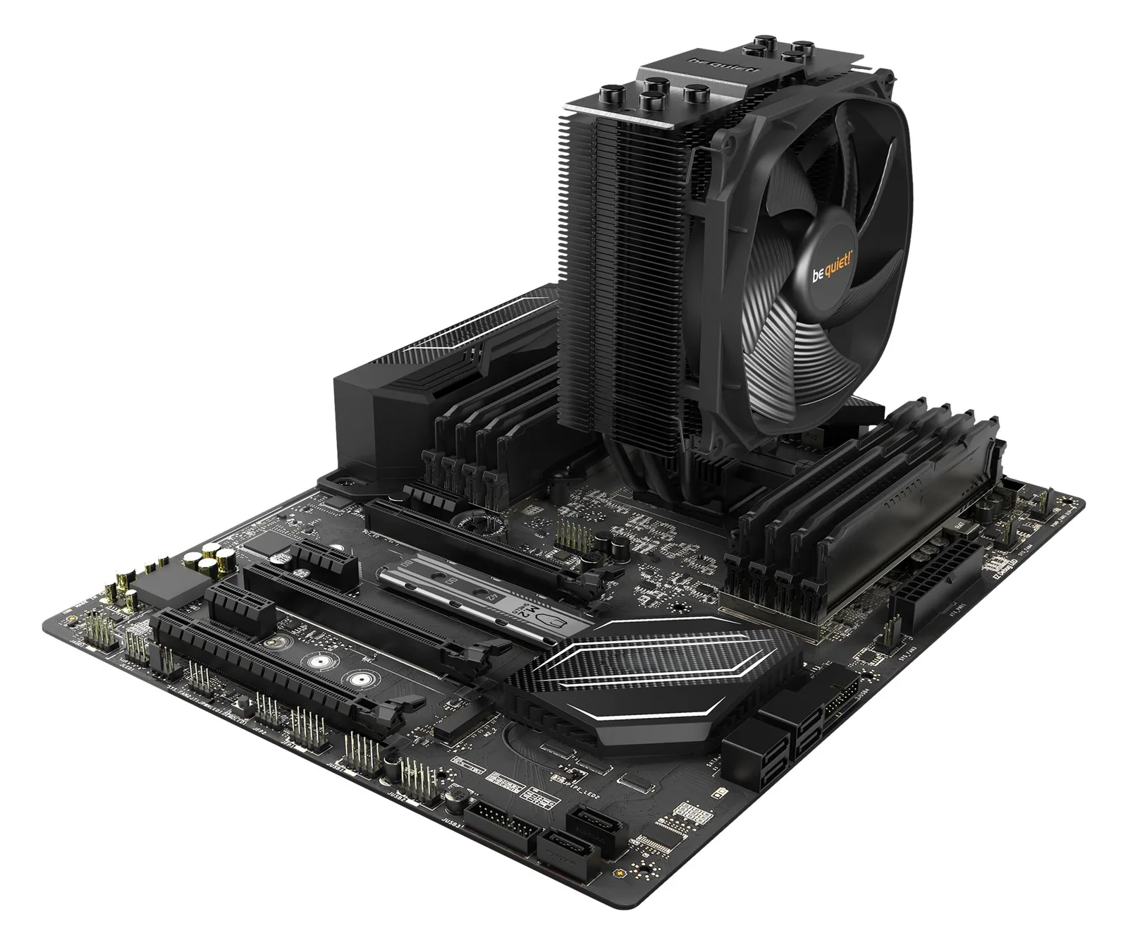 Be Quiet! Dark Rock Slim - Prozessor-Luftkühler - (für: LGA1155, LGA1150, LGA1151, LGA2011-3 (Square ILM), Ansicht 4