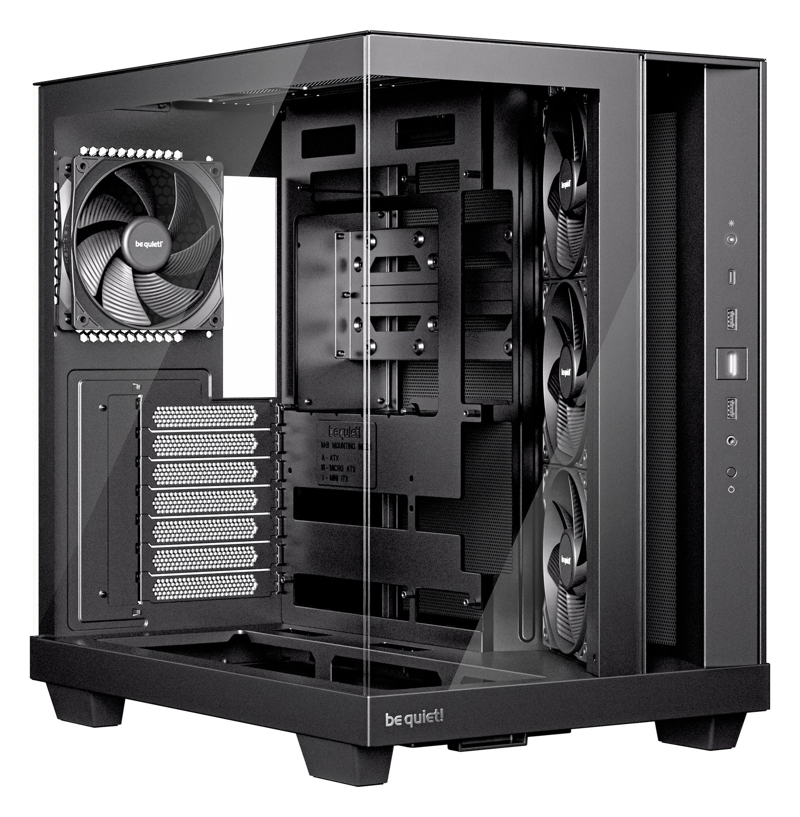 Be Quiet! Geh Light Base 500 Black - Midi/Minitower - ATX von LumaTech