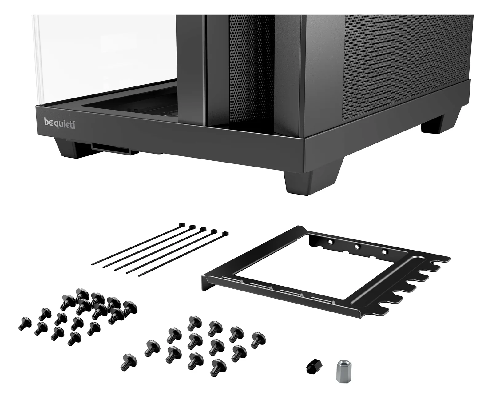 Be Quiet! Geh Light Base 500 Black - Midi/Minitower - ATX, Ansicht 3
