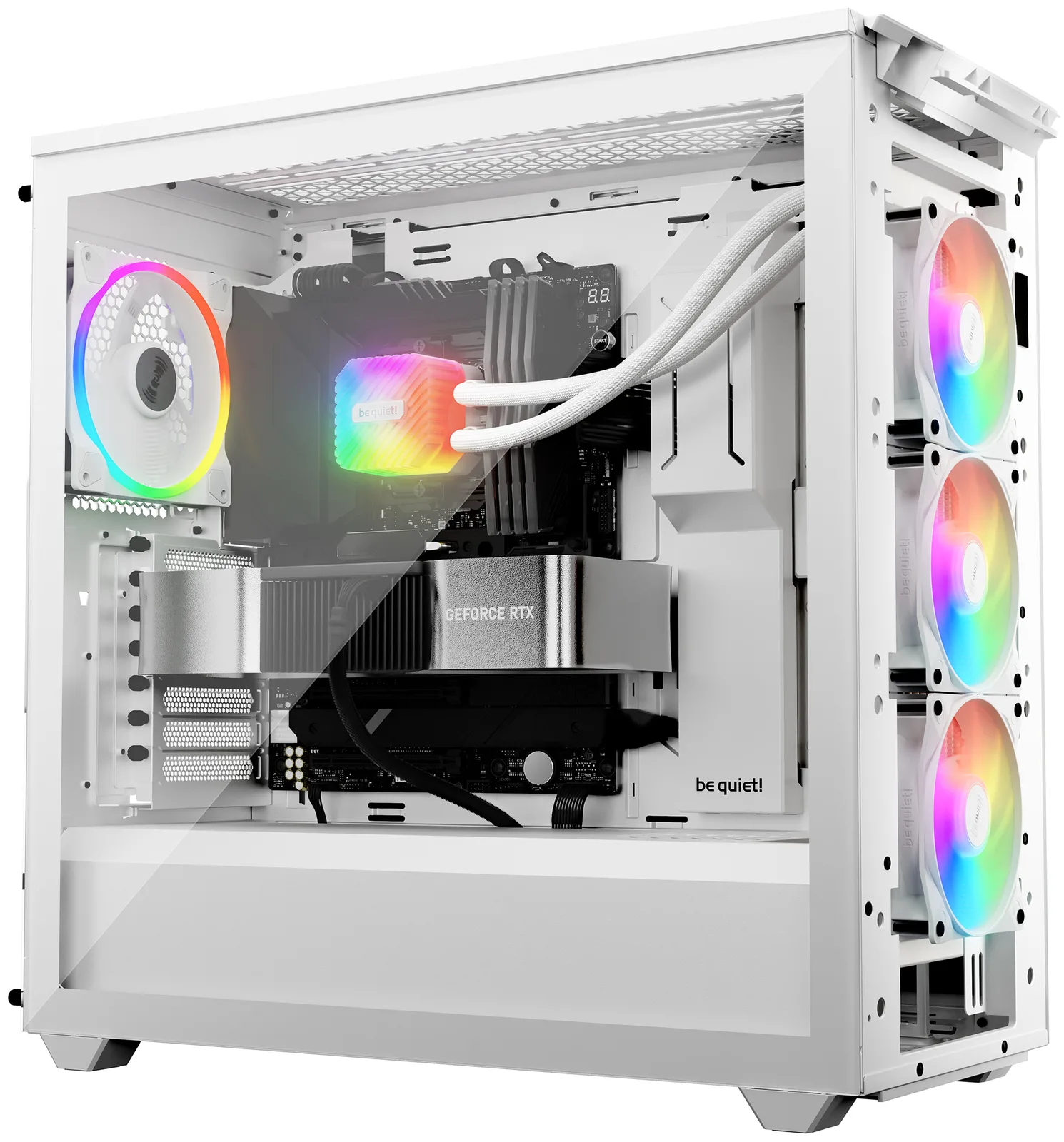 Be Quiet! Light Loop - Prozessor-Flüssigkeitskühlsystem - Kühlergröße: 360 mm - (für: LGA1851, LGA1700, LGA1200,…), Ansicht 4