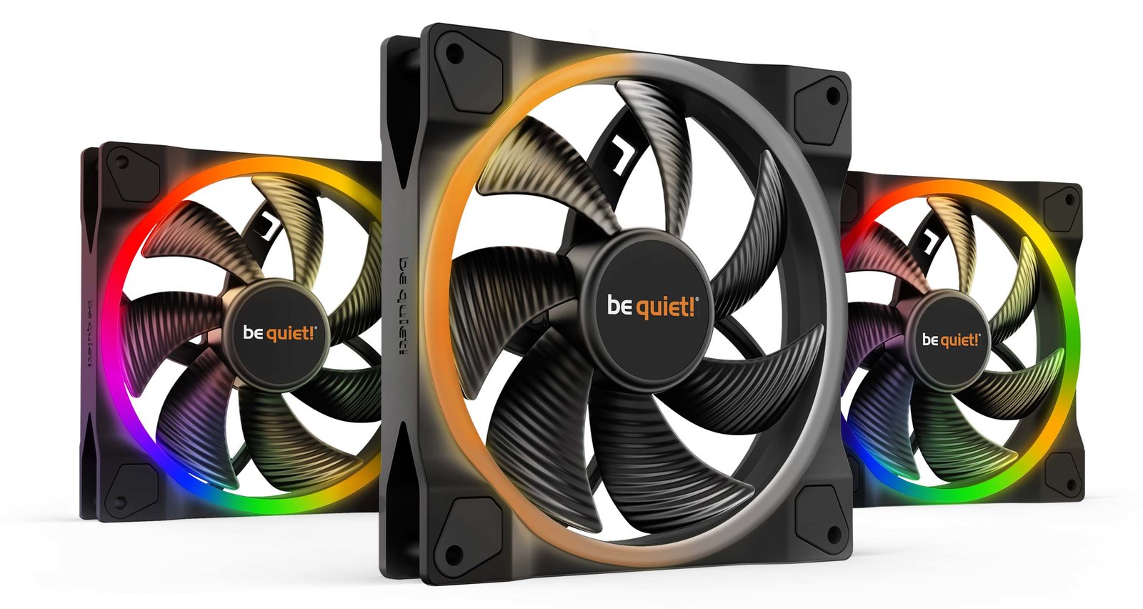 Be Quiet! Light Wings - Gehäuselüfter - PWM - 140 mm - Schwarz (Packung mit 3) von LumaTech
