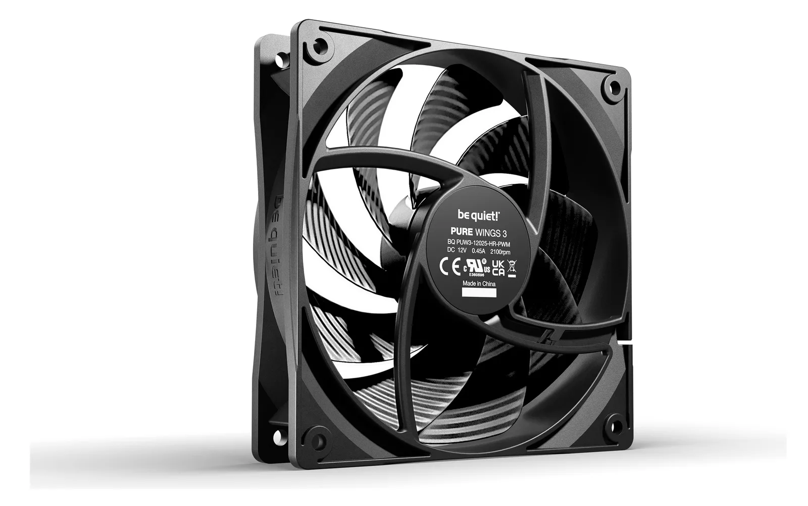 Be Quiet! Lüfter 120*120*25 Pure Wings 3 PWM high-speed, Ansicht 2