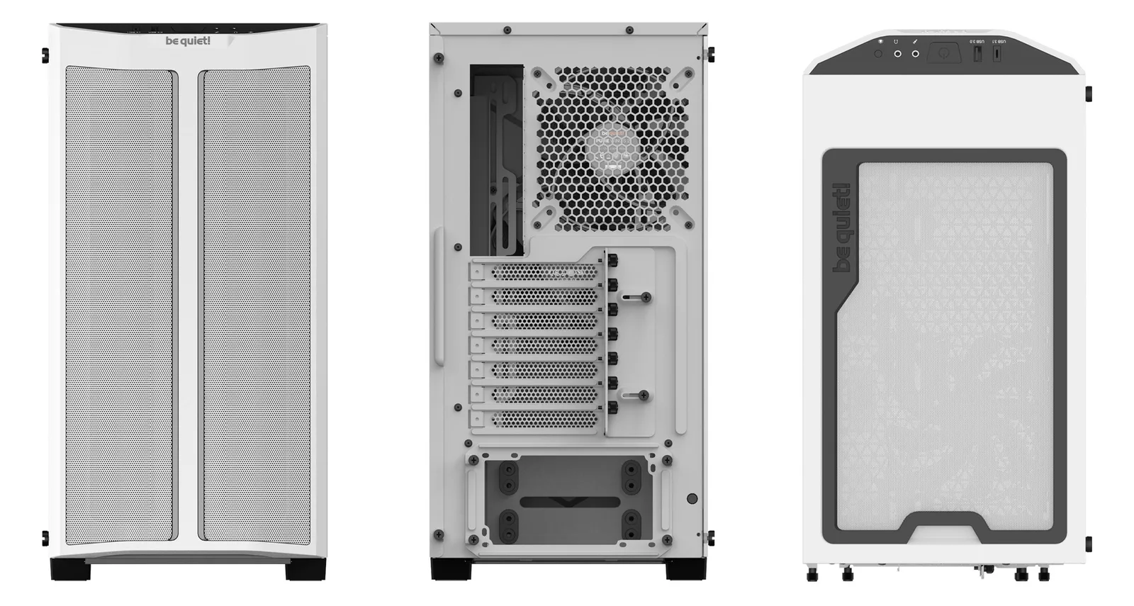 Be Quiet! Pure Base 500DX - Tower - ATX - Seitenteil mit Fenster (gehärtetes Glas), Ansicht 4