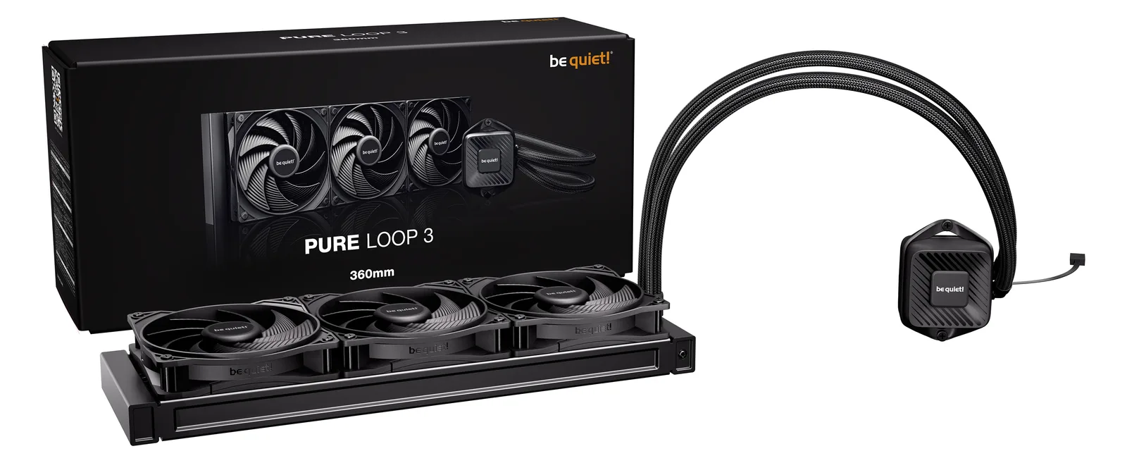 Be Quiet! Pure Loop 3 360mm Wasserkühlung - AMD Sockel AM4 (Ryzen), Ansicht 4