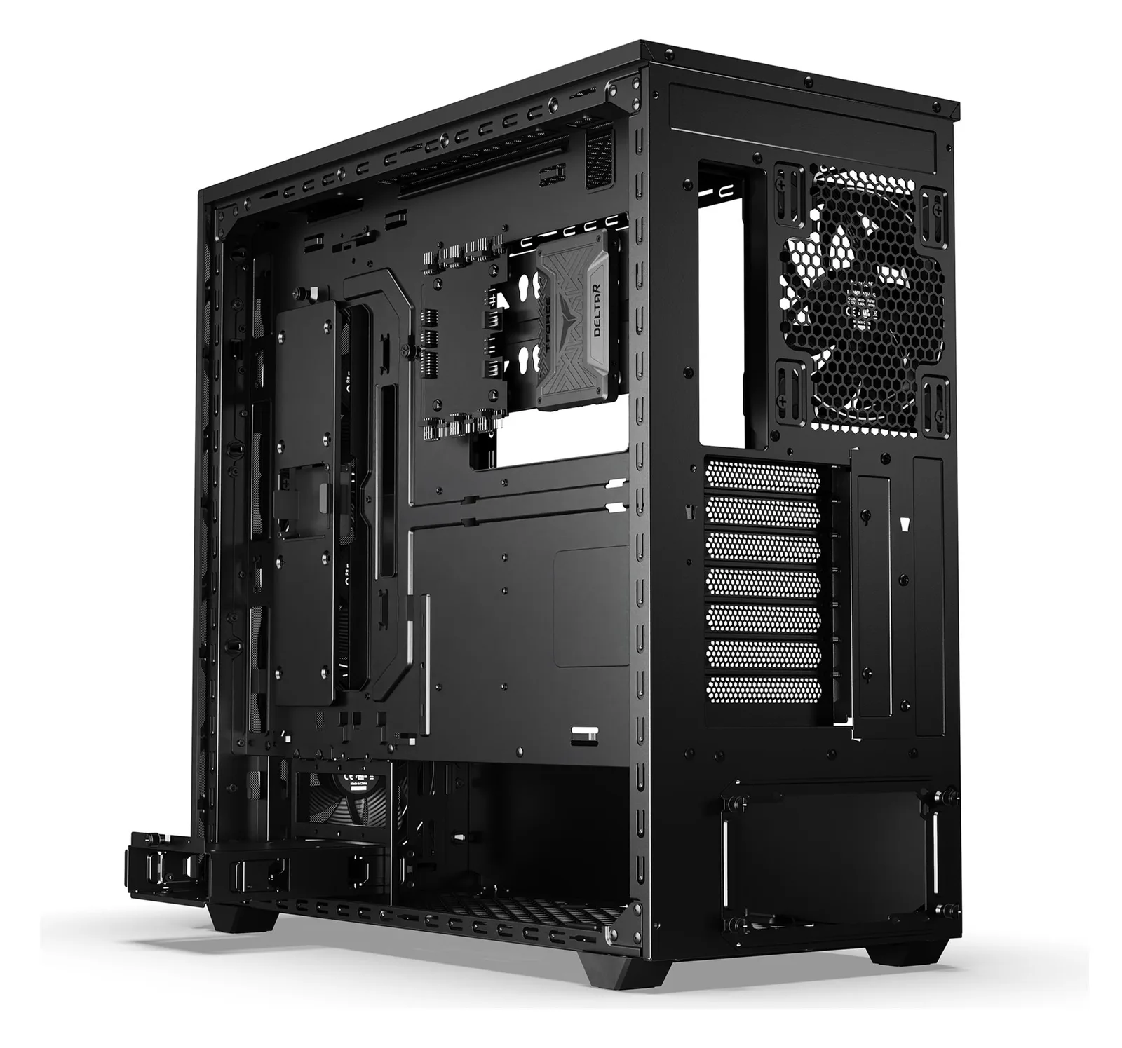 Be Quiet! SHADOW BASE 800 FX - Midi-Tower - E-ATX - Seitenteil mit Fenster (gehärtetes Glas) - Schwarz, Ansicht 3