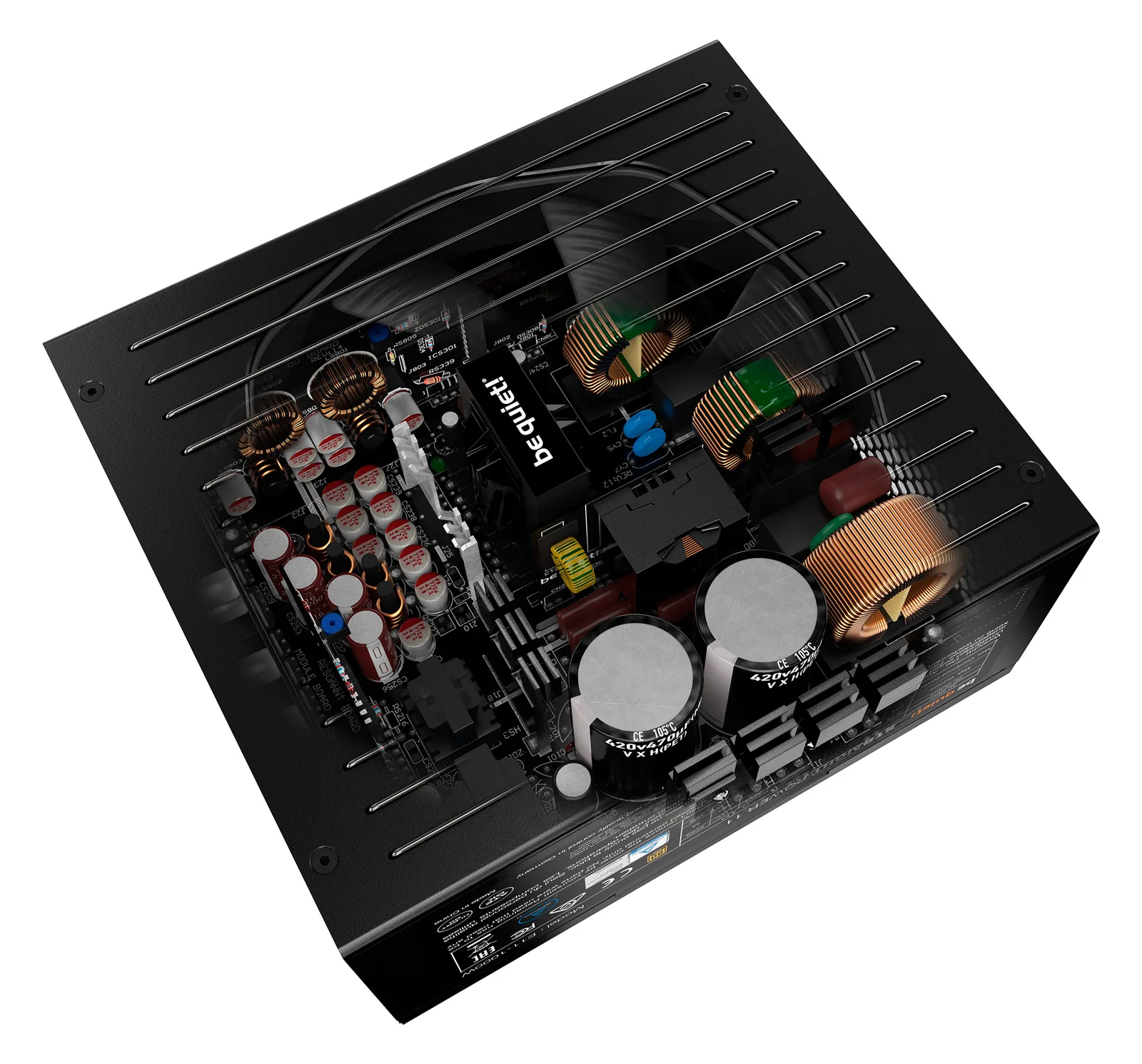 Be Quiet! Straight Power 12 - 750W - 750 W - 110 - 240 V - 820 W - 50/60 Hz - 10/5 A - 130 W, Ansicht 2