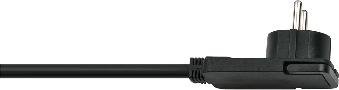 Brennenstuhl 1153100100 - 2 m - 4 AC-Ausgänge - Indoor - Schwarz - 320 mm - Schwarz, Ansicht 2