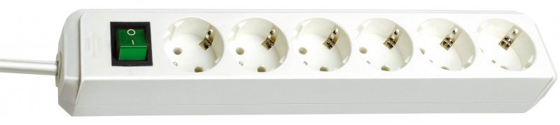 Brennenstuhl Eco-Line - Steckdosenleiste - Ausgangsanschlüsse: 6