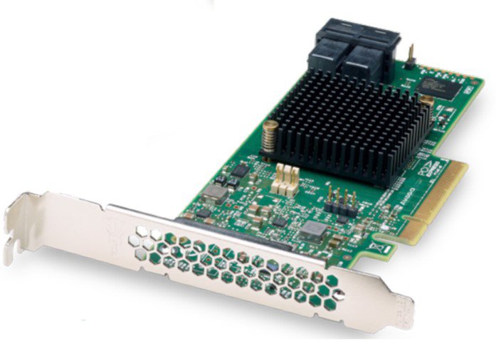 BROADCOM HBA 9500-16i Tri-Mode - Speicher-Controller - 16 Sender/Kanal - SATA 6Gb/s / SAS 12Gb/s / PCIe 4.0 (NVMe) von LumaTech