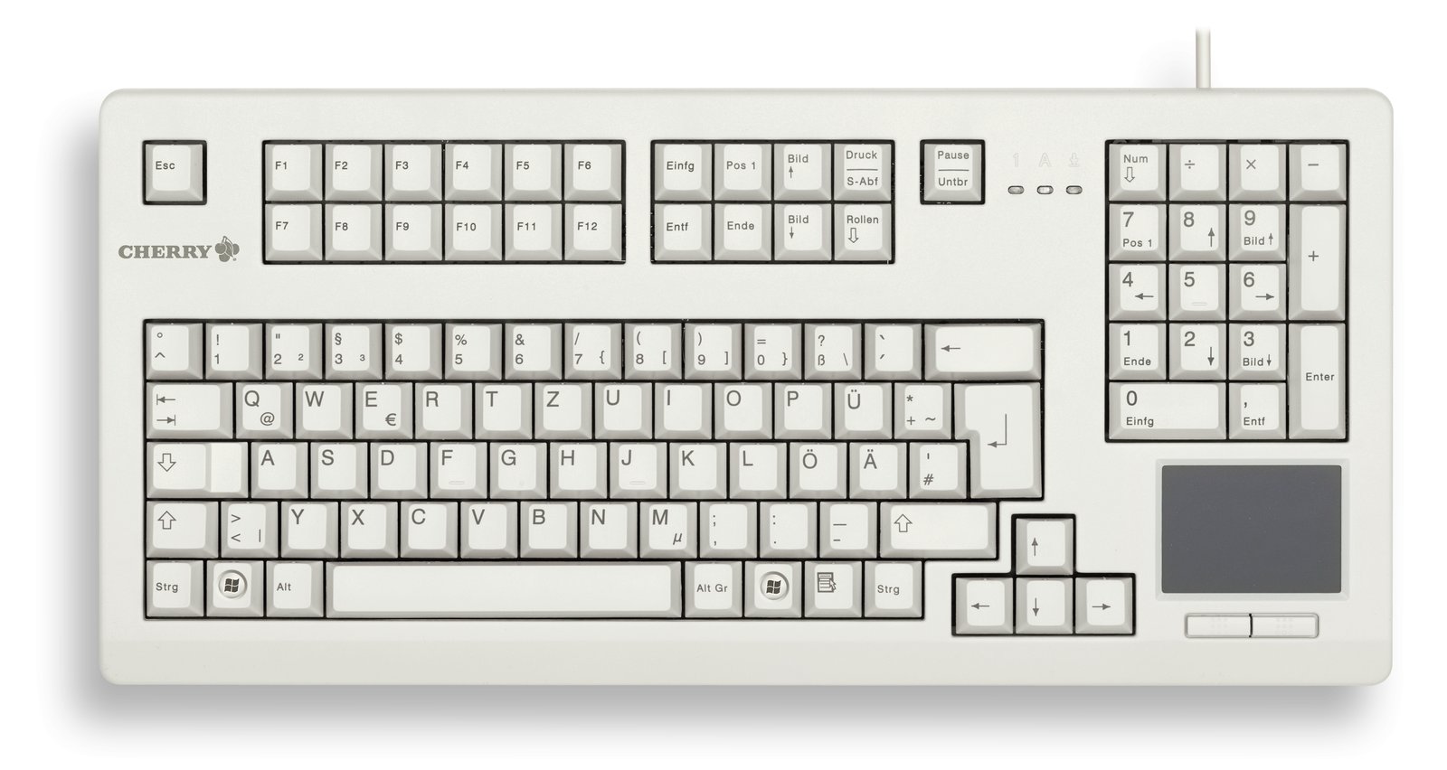 Cherry Advanced Performance Line TouchBoard G80-11900 - TL: Deutsch, QWERTZ