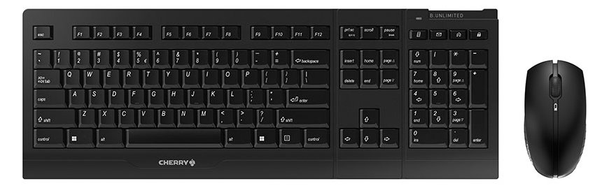 Cherry B.UNLIMITED 3.0 - Tastatur-und-Maus-Set - TL: EU, QWERTY