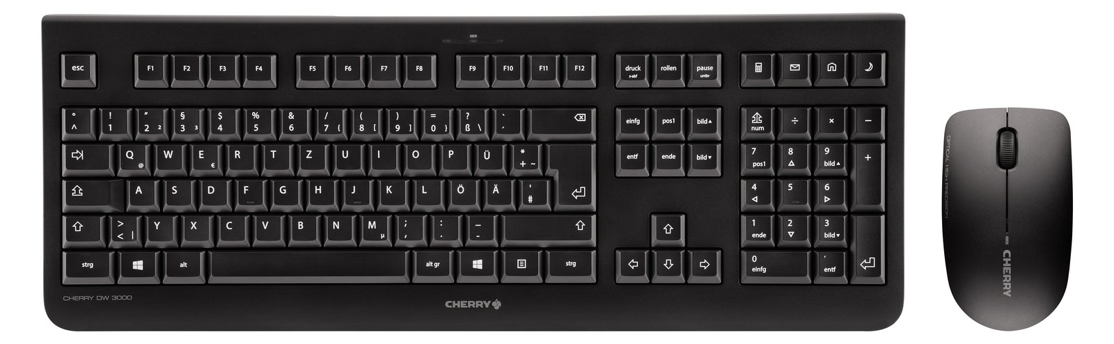 Cherry DW 3000 - Tastatur-und-Maus-Set - kabellos - TL: Belgisch, AZERTY