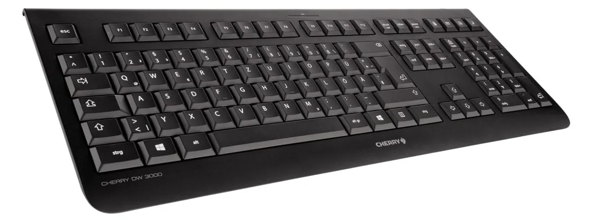 Cherry DW 3000 - Tastatur-und-Maus-Set - kabellos - TL: Belgisch, AZERTY, Ansicht 3
