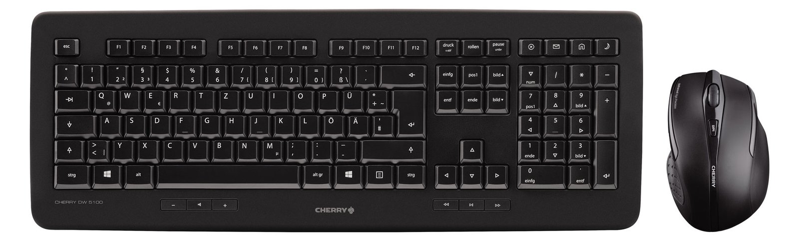Cherry DW 5100 - Tastatur-und-Maus-Set - kabellos - TL: Deutsch, QWERTZ