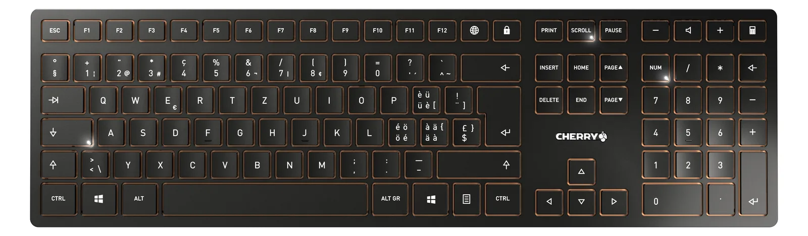 Cherry DW 9100 SLIM - Tastatur-und-Maus-Set - kabellos - TL: Schweiz, QWERTZ, Ansicht 3