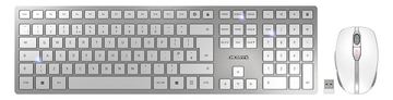 Cherry DW 9100 SLIM - Tastatur-und-Maus-Set - kabellos - TL: UK, QWERTY - silber von LumaTech