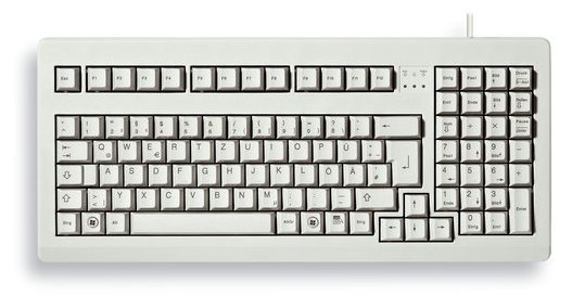 Cherry G80-1800 - Tastatur - PS/2, USB - TL: Deutsch, QWERTZ