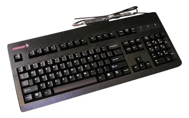 Cherry G80-3000 - Tastatur - PS/2, USB - TL: Deutsch, QWERTZ - schwarz USB + PS/2 PC / Server, Ansicht 2