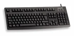 Cherry G83-6105 - Tastatur - USB - Schwarz - TL: UK, QWERTY, Ansicht 2