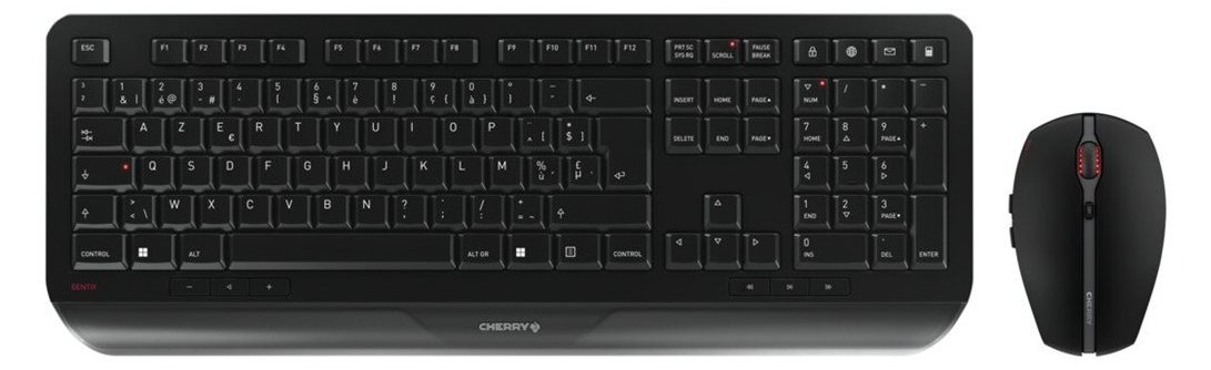 Cherry GENTIX DESKTOP - Tastatur-und-Maus-Set - TL: Belgisch, AZERTY