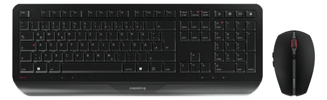 Cherry GENTIX DESKTOP - Tastatur-und-Maus-Set - TL: Deutsch, QWERTZ, Ansicht 4