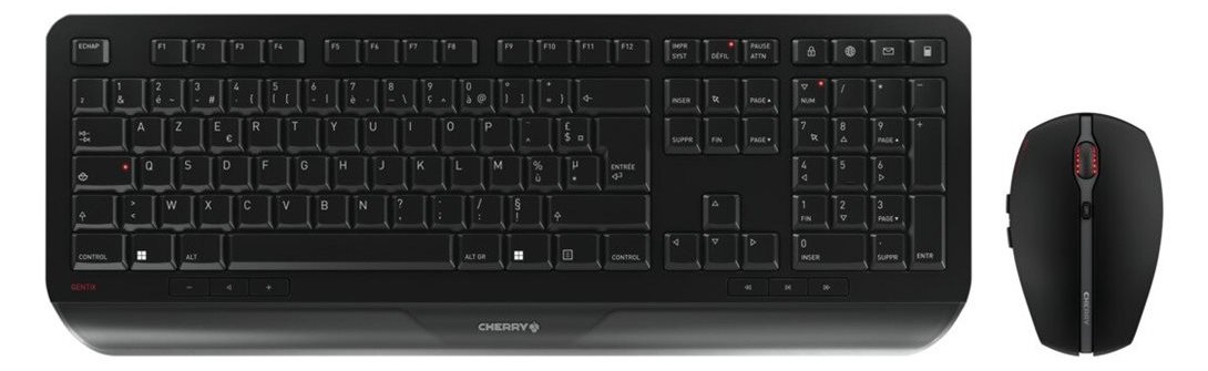 Cherry GENTIX DESKTOP - Tastatur-und-Maus-Set - TL: Französisch, AZERTY