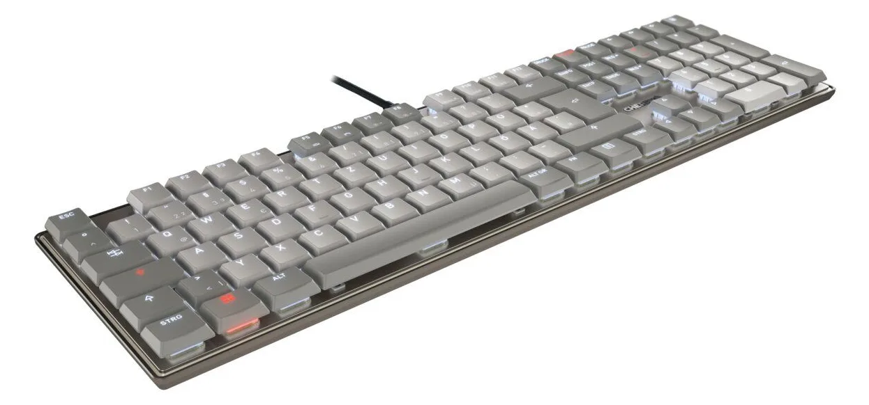Cherry KC - Tastatur - 100% - full size - hintergrundbeleuchtet - TL: Deutsch, QWERTZ, Ansicht 2