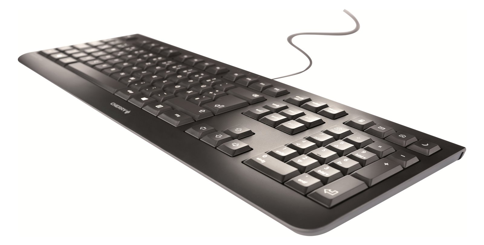 Cherry KC 1000 - Tastatur - Schwarz - TL: Nordisch, QWERTY