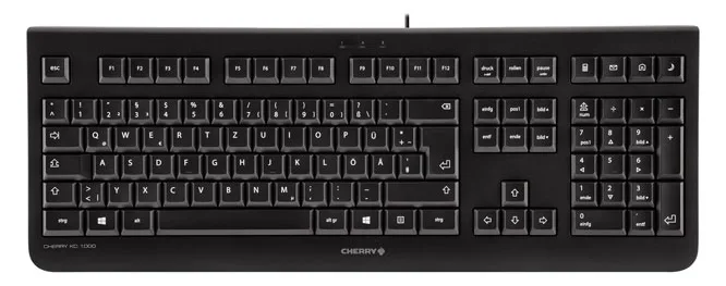 Cherry KC 1000 - Tastatur - USB - TL: Italienisch, QWERTY, Ansicht 4