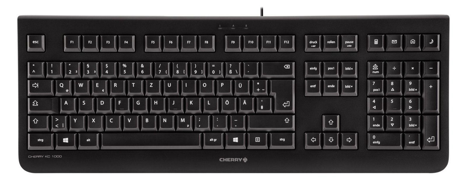 Cherry KC 1000 - Tastatur - USB - TL: Ungarisch, QWERTZ