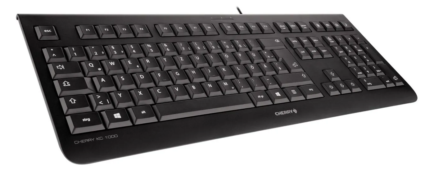 Cherry KC 1000 - Tastatur - USB - TL: Ungarisch, QWERTZ, Ansicht 4