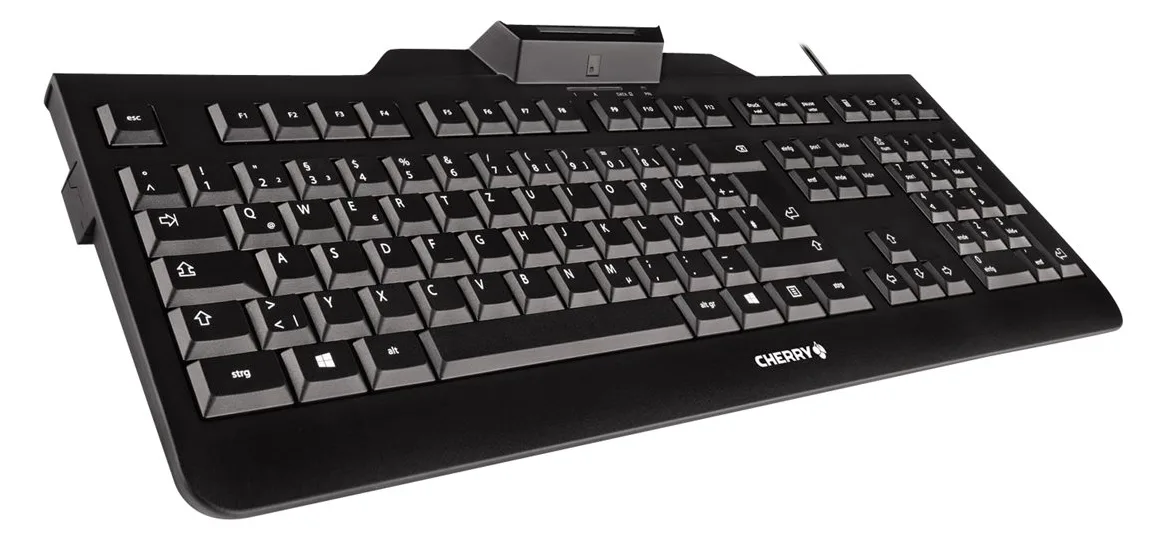 Cherry KC 1000 SC - Tastatur - Schwarz - TL: Deutsch, QWERTZ, Ansicht 4